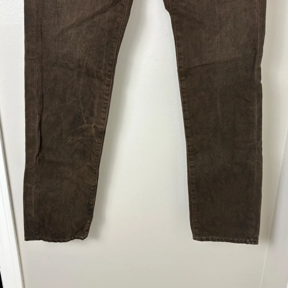 Abercrombie & Fitch Skinny Pants Mens Brown Button Fly 31x31 Pants Casual